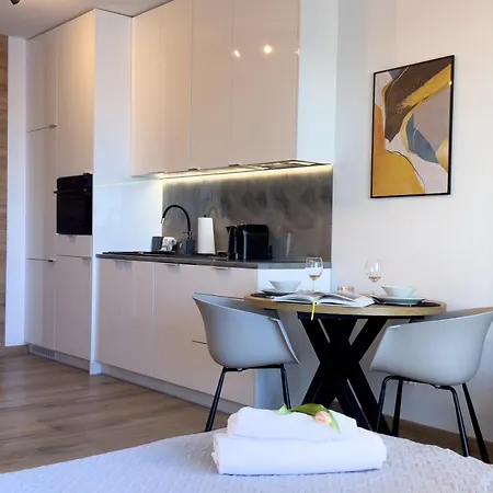 Urban Global Rafael - 17th Floor No 22- Air Condition - Balcony - Free Garage شقة كاتوفيتسه