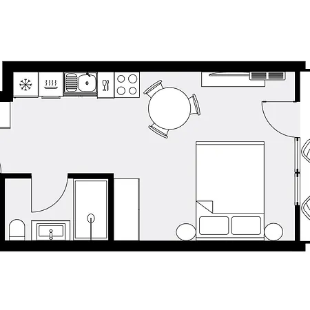 شقة Urban Global Rafael - 17th Floor No 22- Air Condition - Balcony - Free Garage كاتوفيتسه