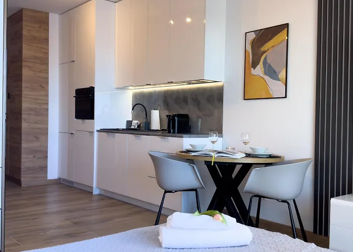 Urban Global Skyline Rafael Centrum , 17th Floor No 22, Free Garage, Self Check-in, No Deposit Apartament Katowice